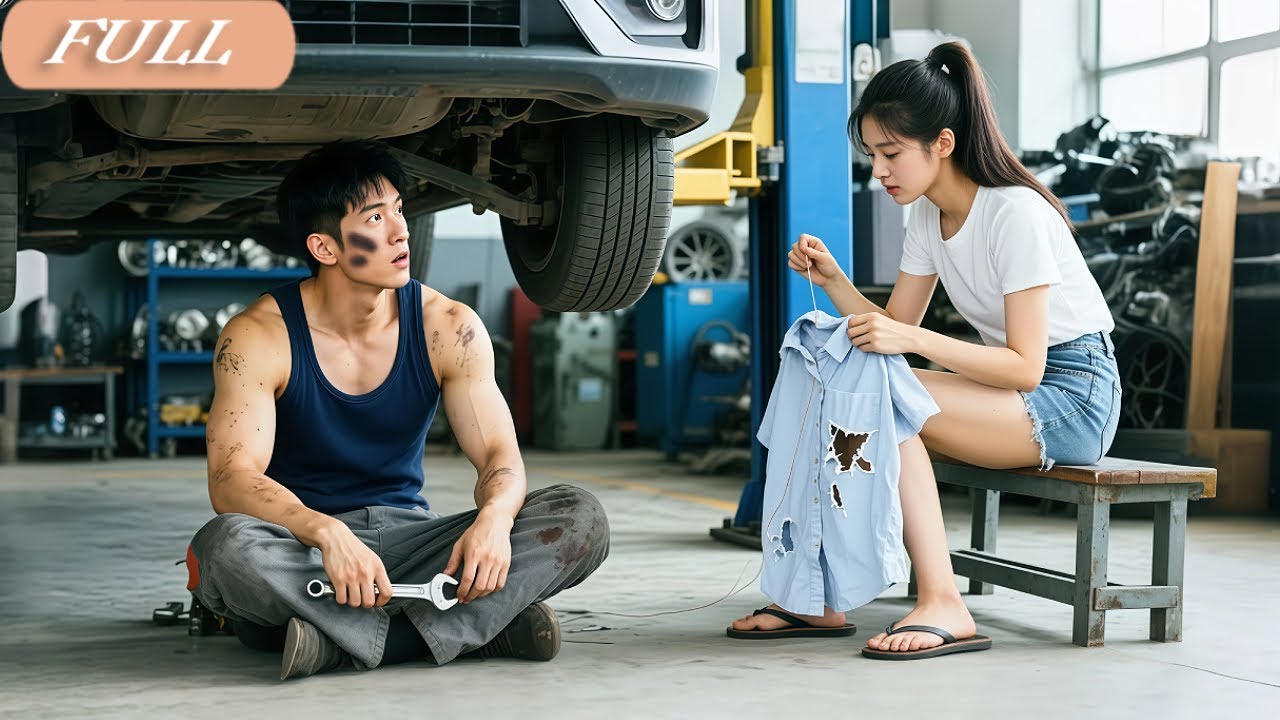 CEO Pretend Poor Mechanic To Scare Fianc&eacute;e! Unaware She Doesn&rsquo;t Care & Mend His Clothes!Now He Fell!