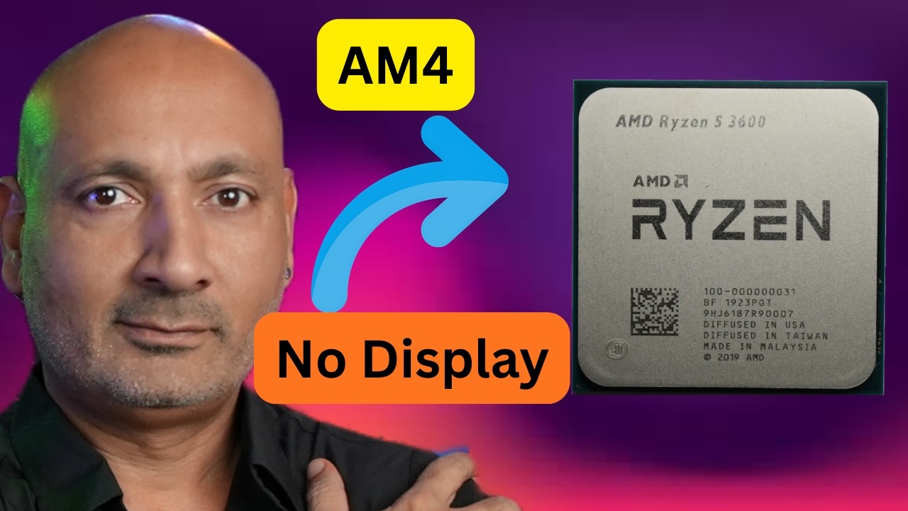 Ryzen 3800x with no display. Let's fix it together