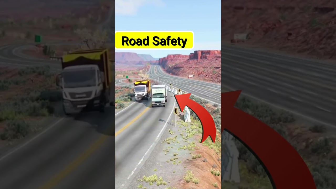 🚒💥🚚🥴🤦&zwj;♂️🥵 Wrong overtaking | Speedy overtake on turning #shorts #overtaking
