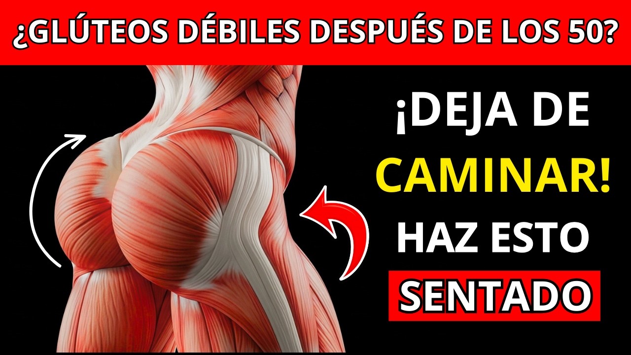 ¿Más de 60? Los 3 Mejores Ejercicios SENTADOS Para Fortalecer Tus Glúteos