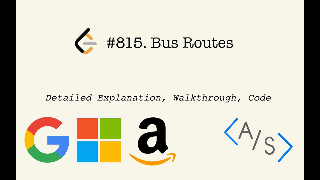LeetCode 815. Bus Routes Detailed Explanation + Coding (Python)