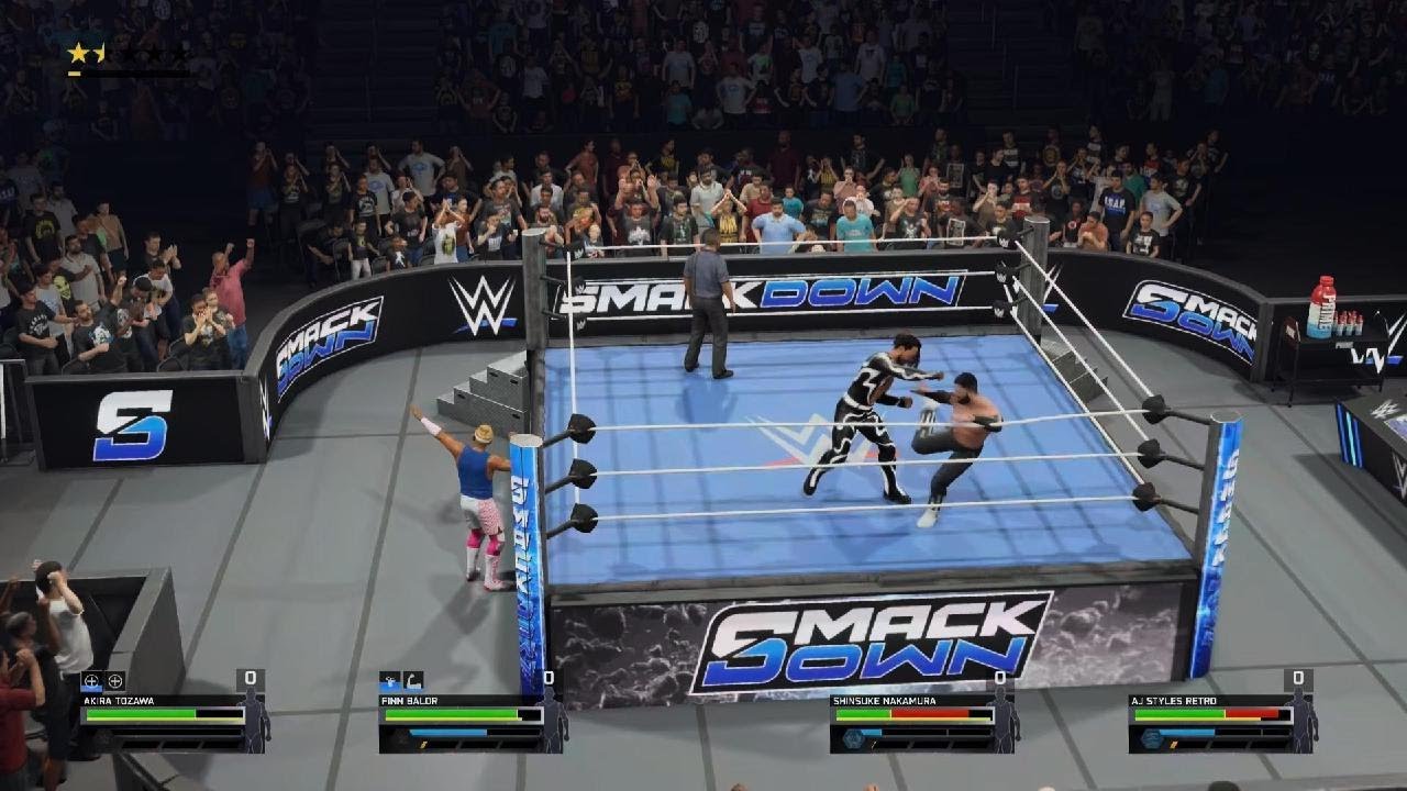 Fatal 4 Way Match : #AkiraTozawa Vs #AJStyles Vs #FinnBálor Vs #ShinsukeNakamura