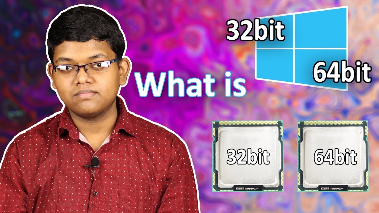 What is the difference between 32bit and 64bit processor/software Explained In Hindi