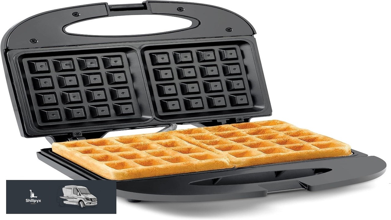 Elite Gourmet Maxi Matic Electric Nonstick Belgian Waffle Iron Snack Maker Machine