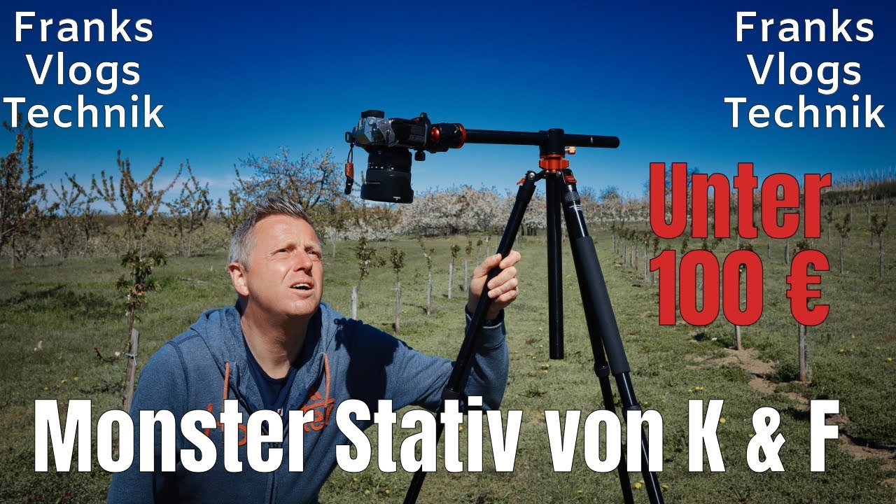Unter 100 Euro Monster Stativ mit Extra Funktionen Gut und Günstig K & F SA254T1  im Test Review