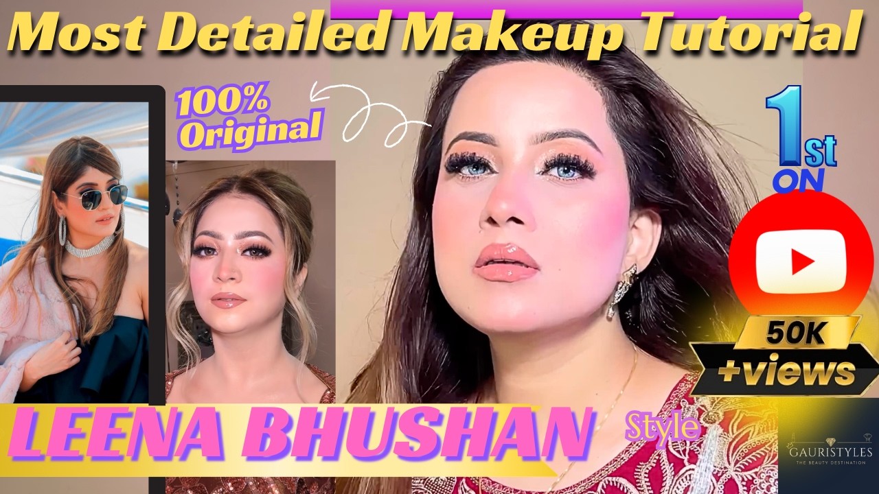Leena Bhushan jaisa Bridal Makeup Look kaise karein | Full Product Knowledge ke saath | Gauristyles