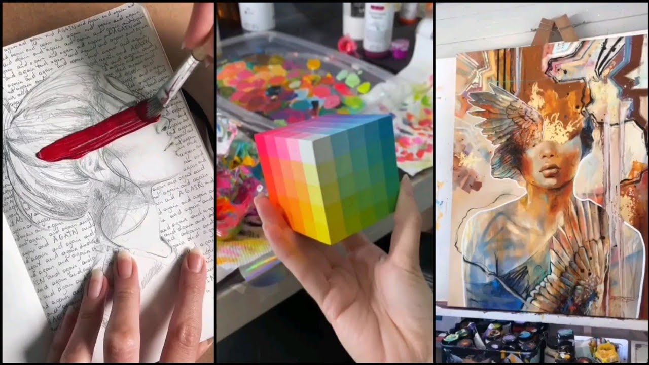 People Doing Artsy Stuff on TikTok for another 10 Minutes | ART TIKTOK COMPILATION