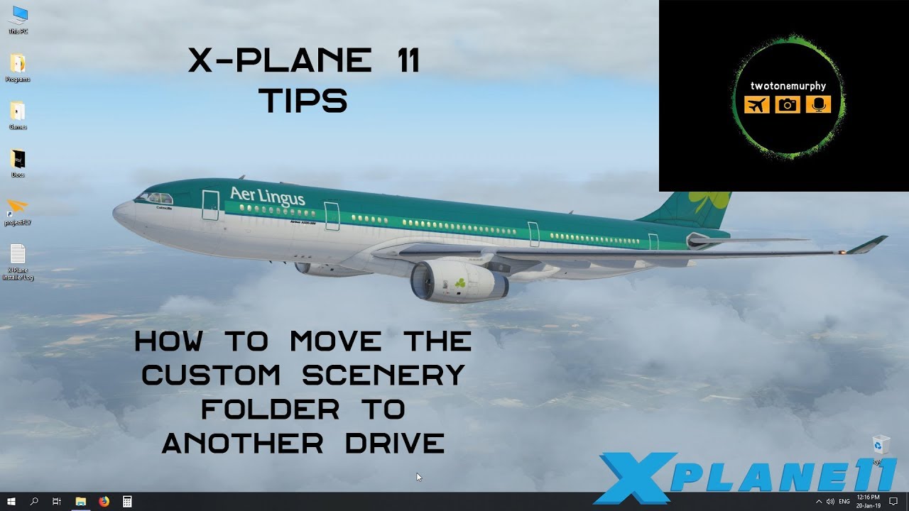 X Plane 11 Tips - How to move the Custom Scenery Folder to another drive