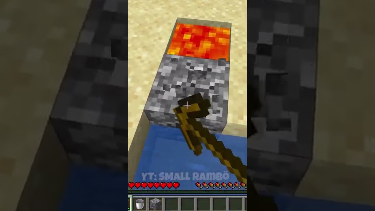 Minecraft Lava And Water Make Obsidian