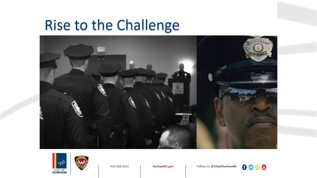 Virtual Open House Presentation - Recruiting Unit, Durham Police Department