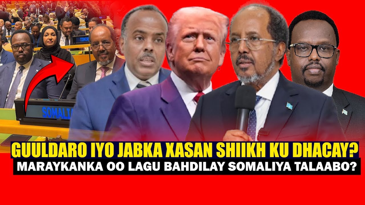 Xog Xasan Shiikh oo lagu bahdilay Maraykanka iyo 3   Guuldaro oo ku Dhacay Somaliya Ictiraafka JSL.?