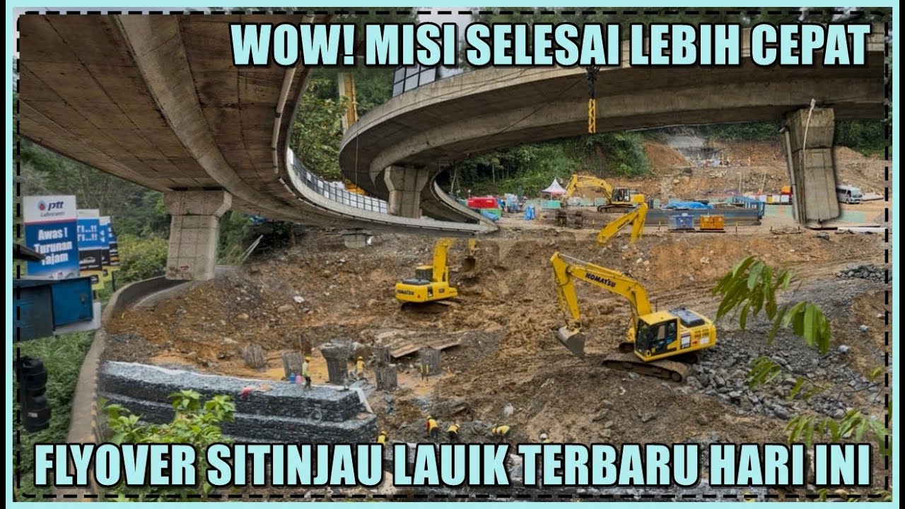 Wow! Misi Selesai Lebih Cepat, Proyek Pembangunan Flyover Sitinjau Lauik Terbaru Hari Ini