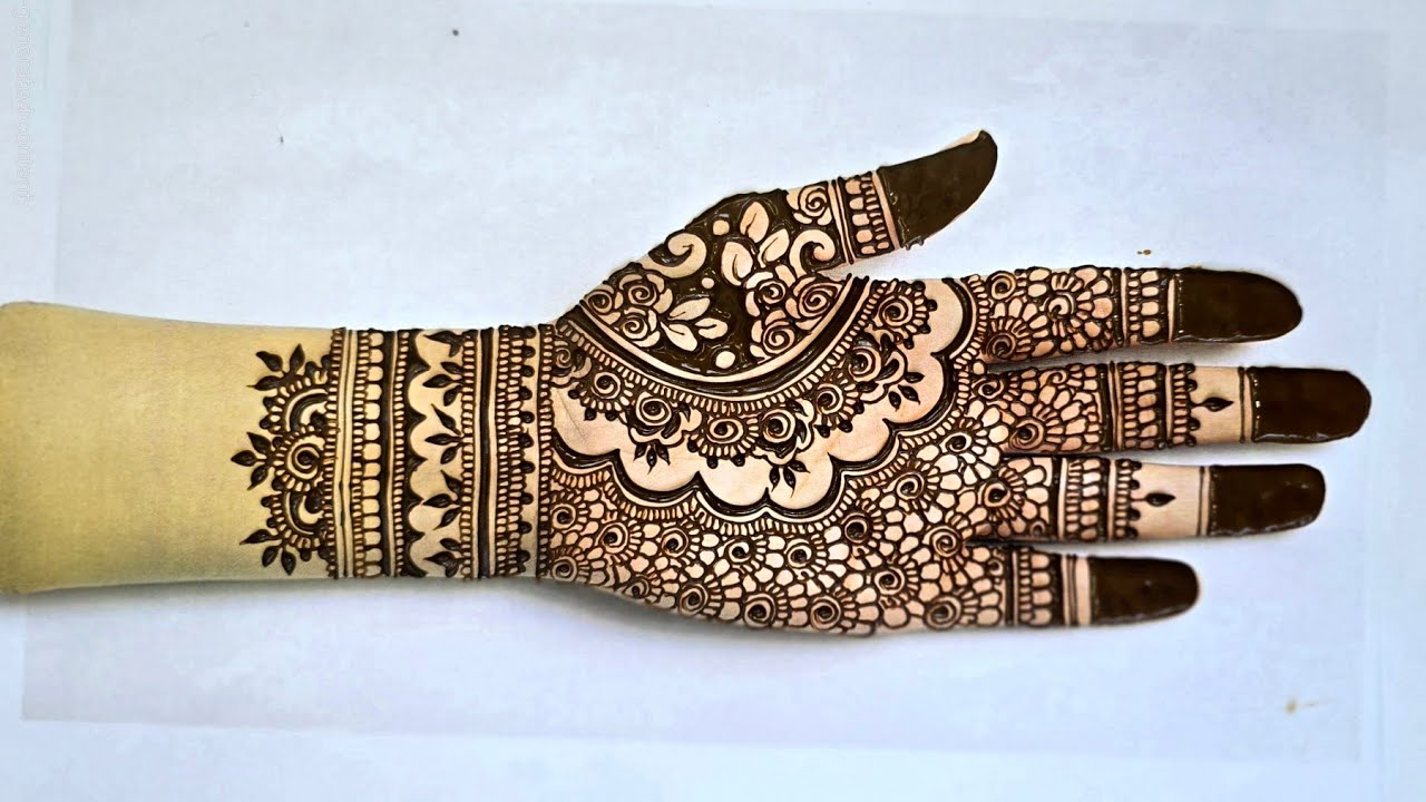 Latest Front Hand Mehndi Design 2025 | Easy & Simple Mehandi @WhatNotToDraw 