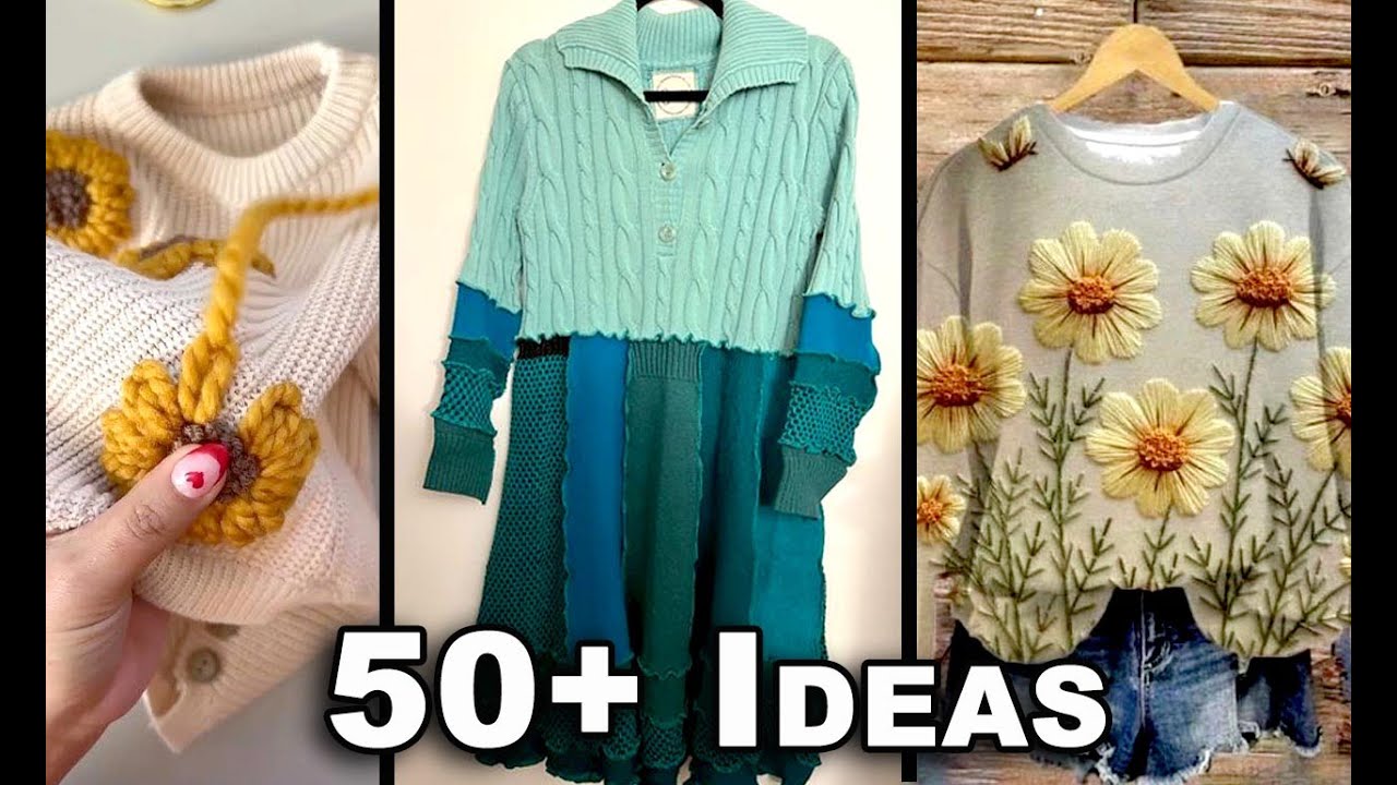 50+ Upcycled Sweaters to Inspire Your Next Project | ep 12