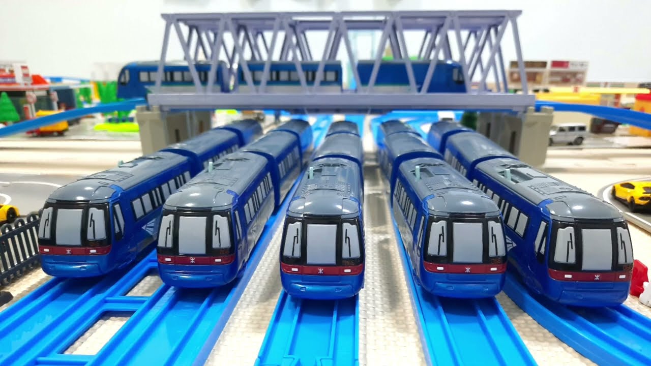 青馬大橋 MTR KCR 港鐵 機鐵 機場快綫 Tomy Plarail 玩具 火車 119