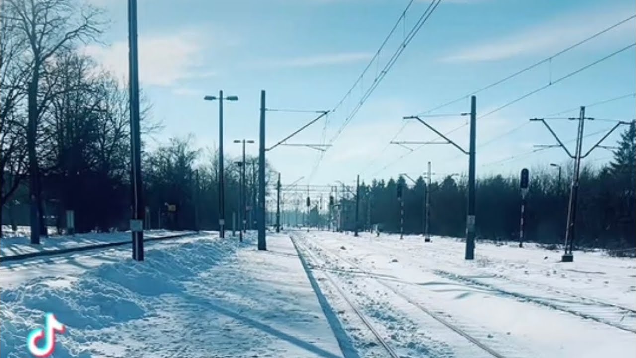 Snow view in warsawa 🇵🇱
