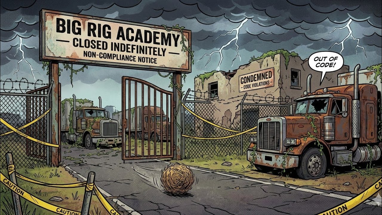 TRUMP CRACKING DOWN ON TRUCKING SCHOOLS AND DMV TESTERS???
