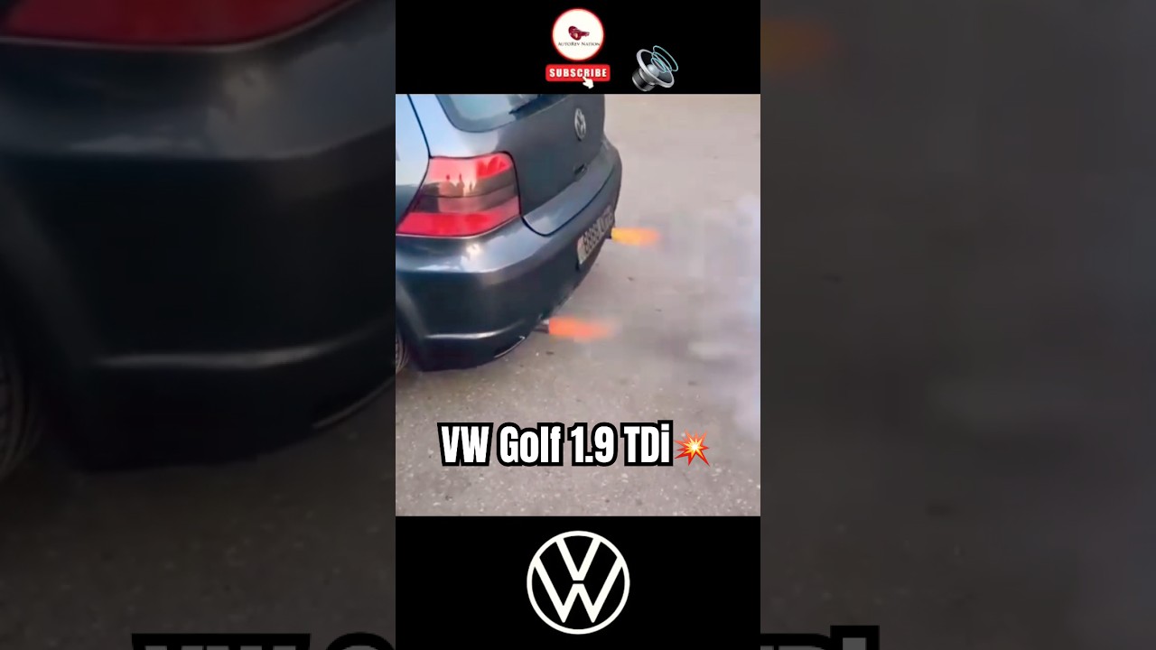 VW Golf Mk4 1.9TDi | Dieselsoundtrack 🔥 #vwgolf #volkswagen #tdi