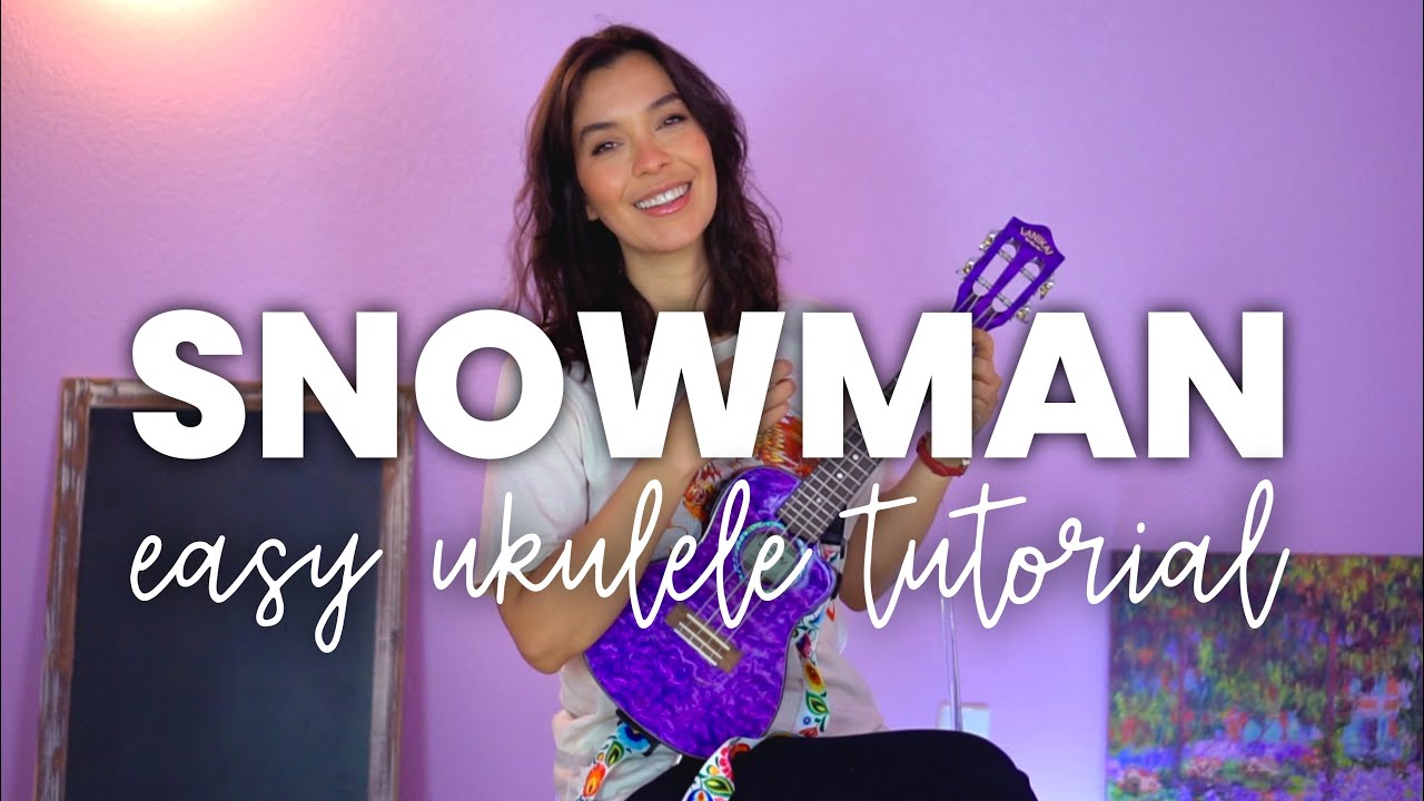 Snowman by Sia | Ukulele Tutorial Taught by a Music Teacher
