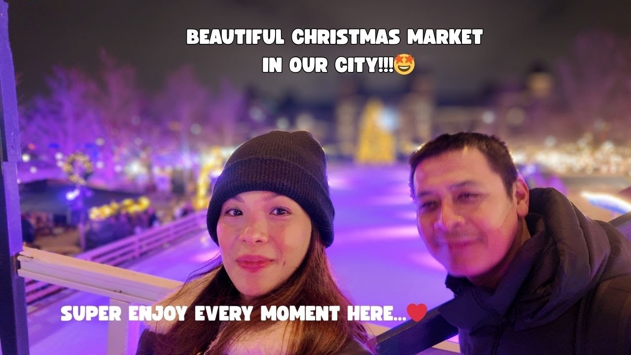 Рождественский сезон начинается здесь 🎄 Видеоблог с рождественской ярмарки в городе (4K) - филипп...