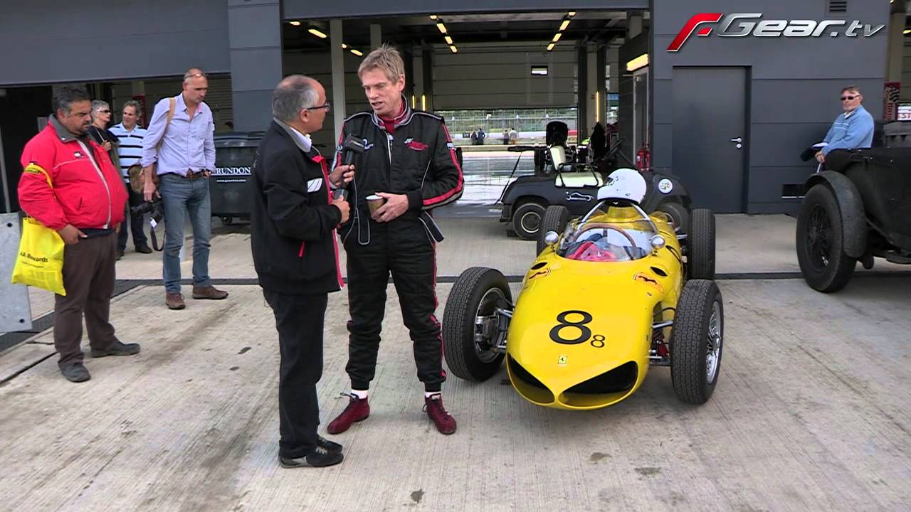 156 F1 recreation at Silverstone Classic 2012