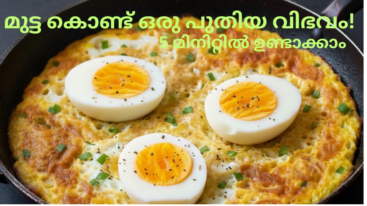 മുട്ട കൊണ്ട് ഒരു പുതിയ വിഭവം |5 മിനിറ്റിൽ ഉണ്ടാക്കാം ഈ വെറൈറ്റി എഗ്ഗ് ഡിഷ്|Easy Egg Recipe Malayalam