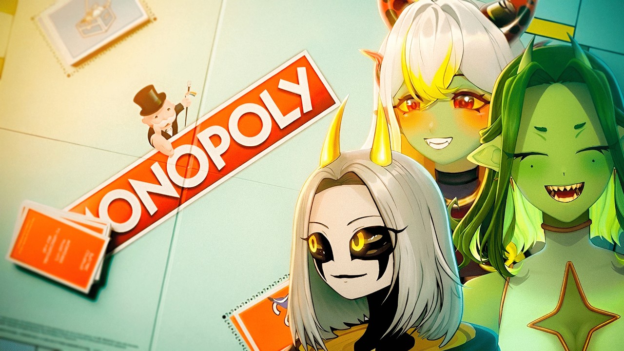 ВИТУБЕРЫ СОБРАЛИСЬ ПОИГРАТЬ В МОНОПОЛИЮ