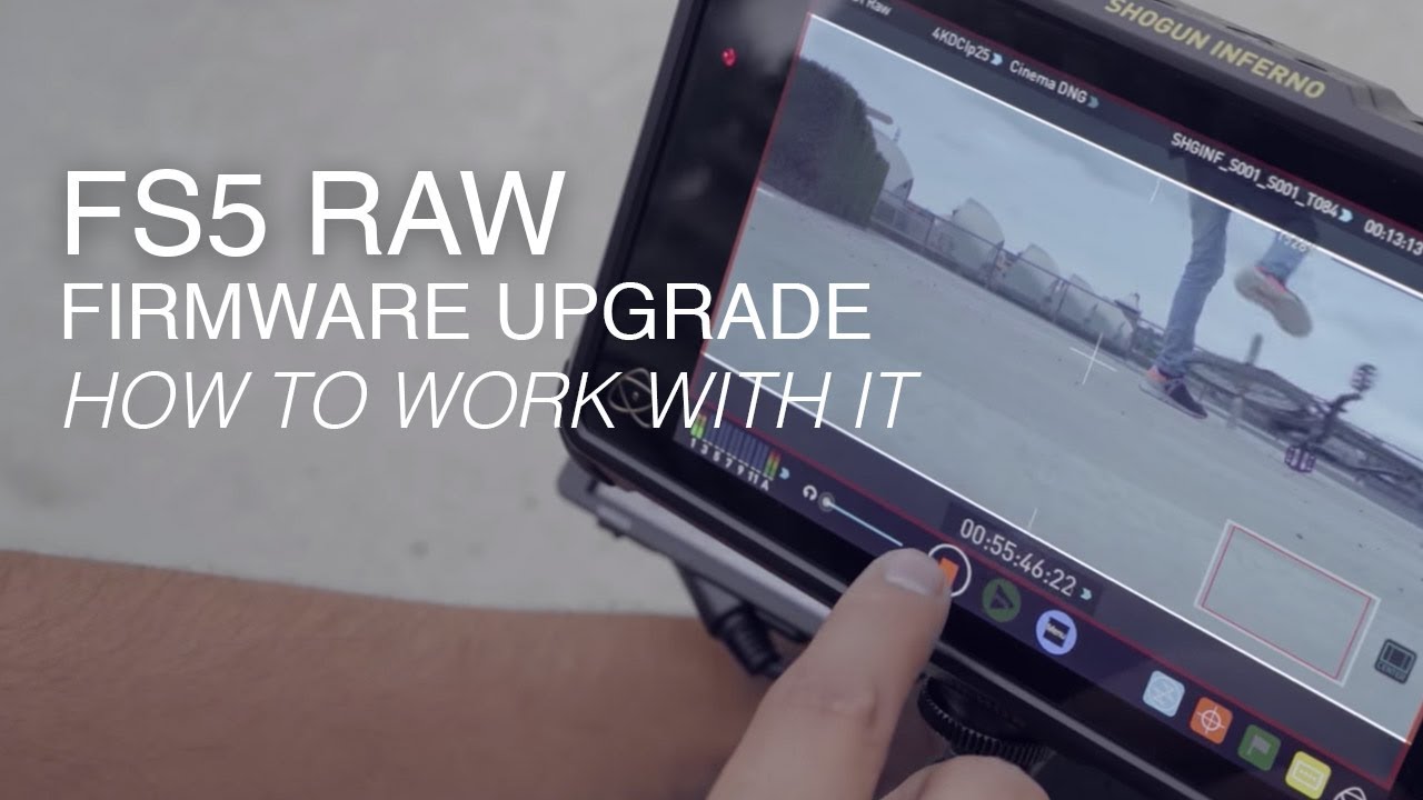 Sony FS5 RAW Firmware Upgrade with the Atomos Inferno - 4K DCI in 12-Bit CinemaDNG