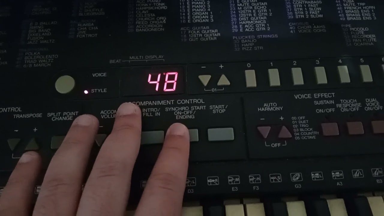 Rhythm Cha Cha 🎶 in Yamaha PSR260 PSRE253 and PSR 210 & Casio CTK 3200 and CTK491