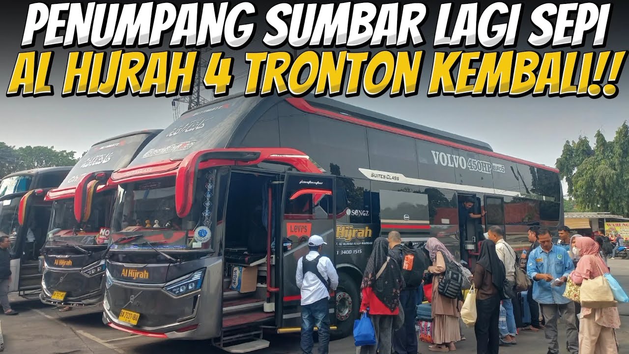 GIL4‼️Gak Nyangka Kirain Sepi, Ternyata Penumpang Al Hijrah Tetap Tembus 4 Tronton