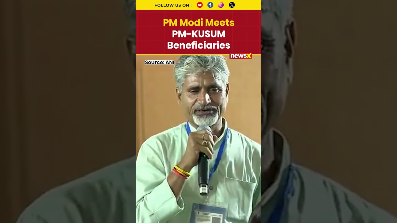PM Modi Interacts With Farmers From Four States at PM-KUSUM Event in Banswara