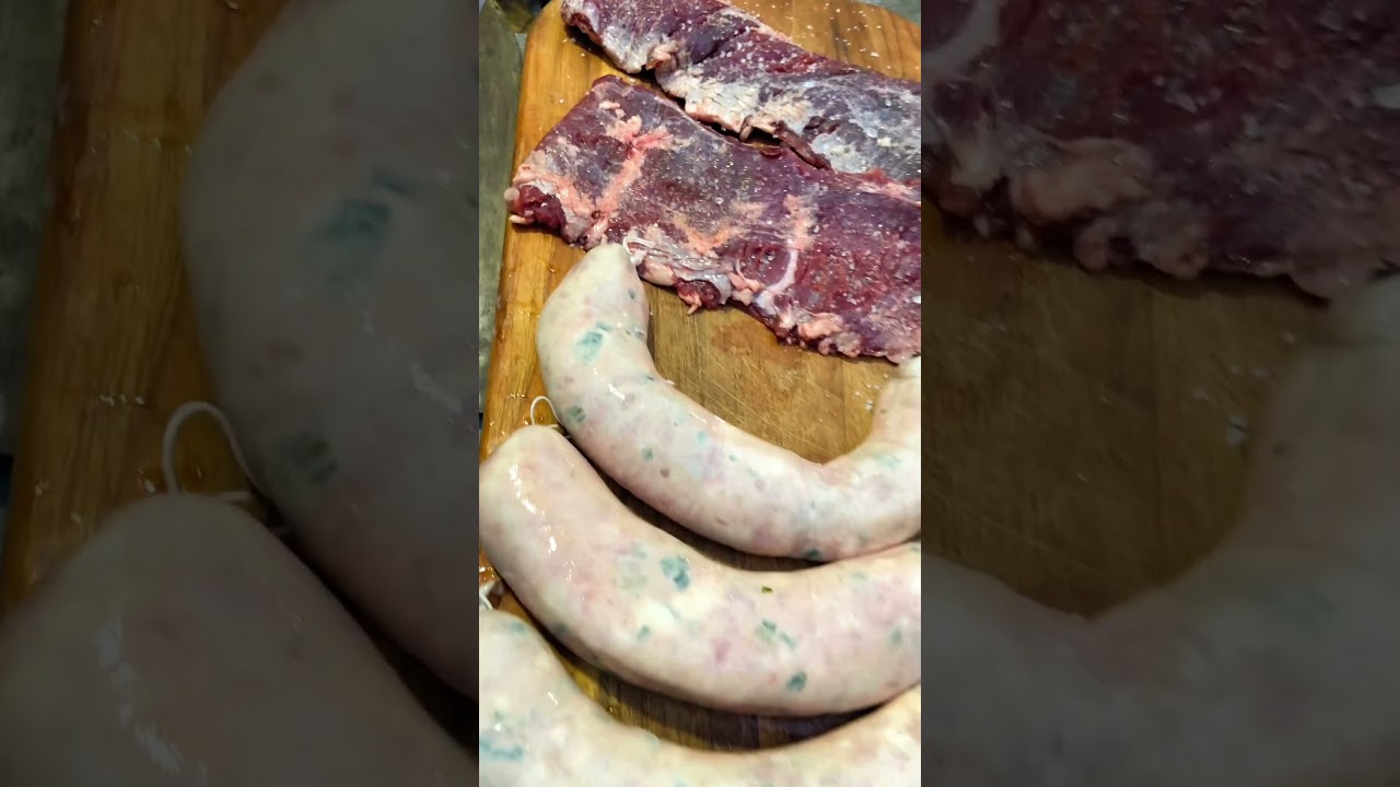 Linguiça cuiabana e entranha bovino! 