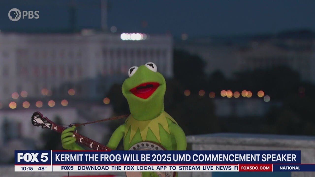 Kermit the Frog will be UMD's 2025 commencement speaker