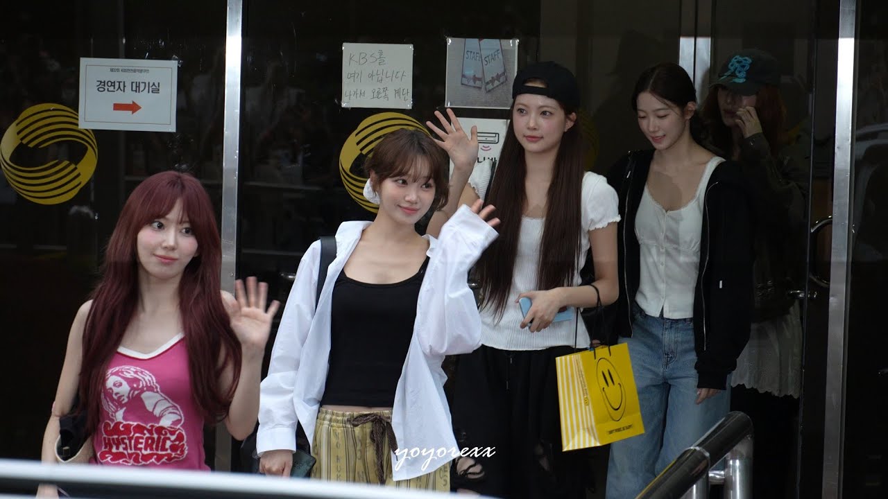 [4K] 25.07.04 LE SSERAFIM (르세라핌) MUSIC BANK 뮤직뱅크 퇴근길 직캠 fancam