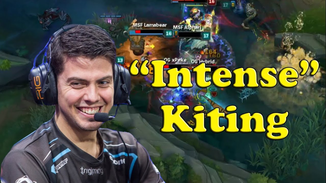 xPeke showing some intense kiting with his Sivir