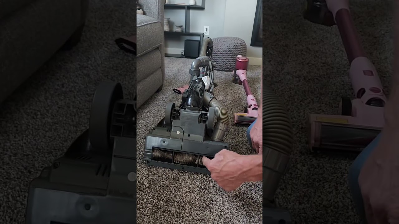 Powerful Cordless Vacuum for Pets & Carpets #cordlessvacuum #pinkvacuum