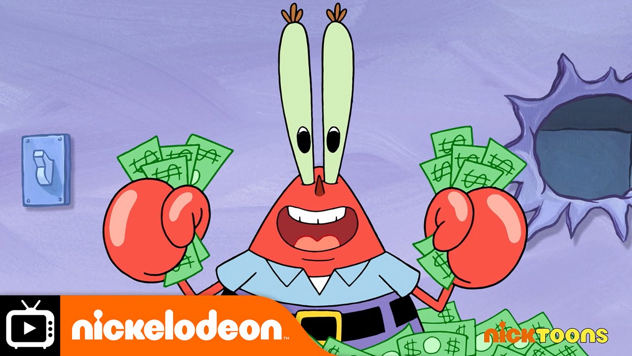 SpongeBob SquarePants | Safe Desposit Mr Krabs | Nickelodeon UK