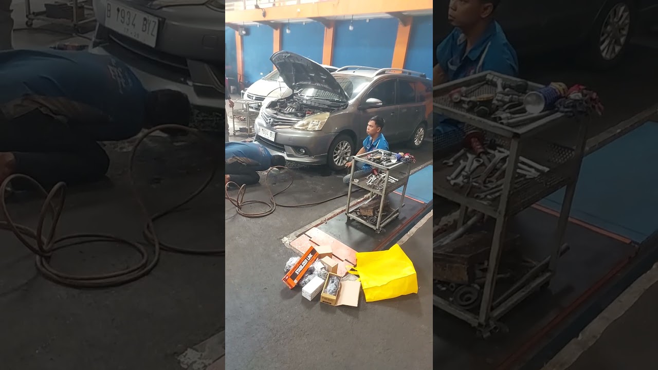 Peremajaan Kaki kaki Mobil Grand Livina di YPS Bengkel Puja. rekomendasi banget bengkel