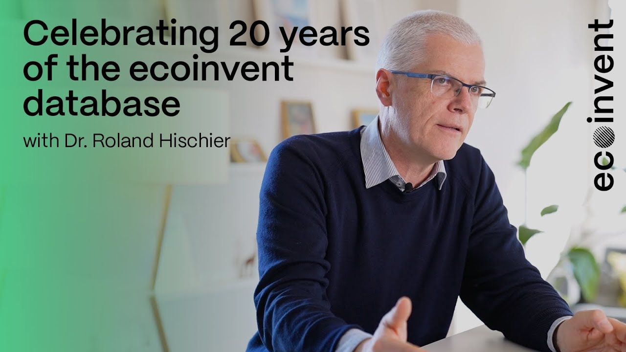 Celebrating 20 years of the ecoinvent database
