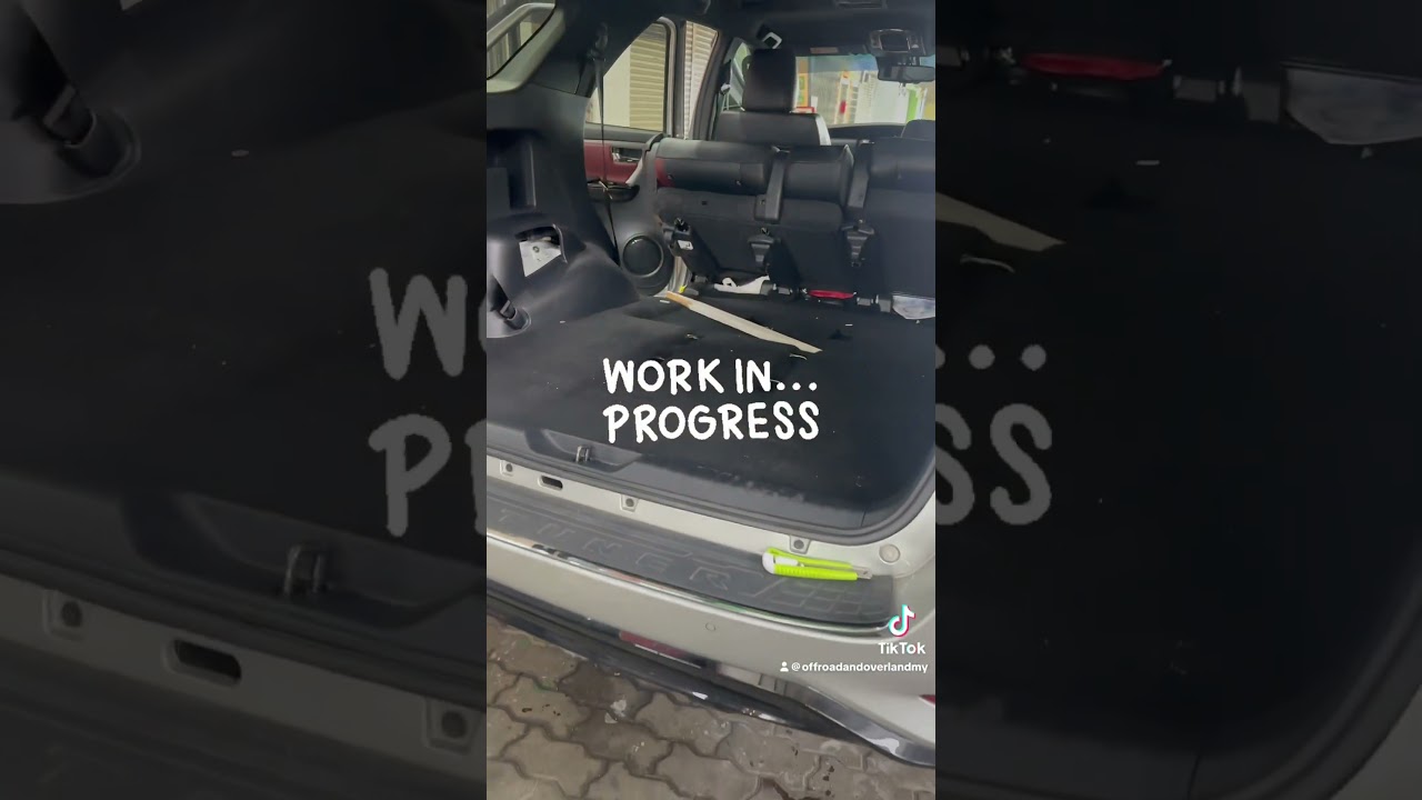 🚙 Fortuner Drawer System 🚙😎⛺️ #mhzecoventure #fortuner #carcamping #fypshorts #4x4