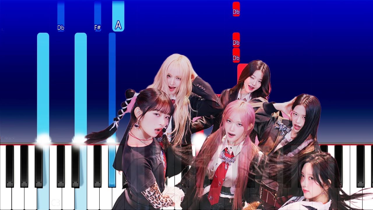 IVE - REBEL HEART (Piano Tutorial)