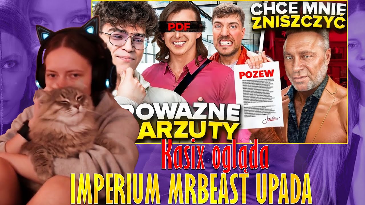 Kasix ogląda IMPERIUM MRBEAST UPADA (POZEW NA MILION, WOJEWÓDZKI, JACEK JAWOREK)
