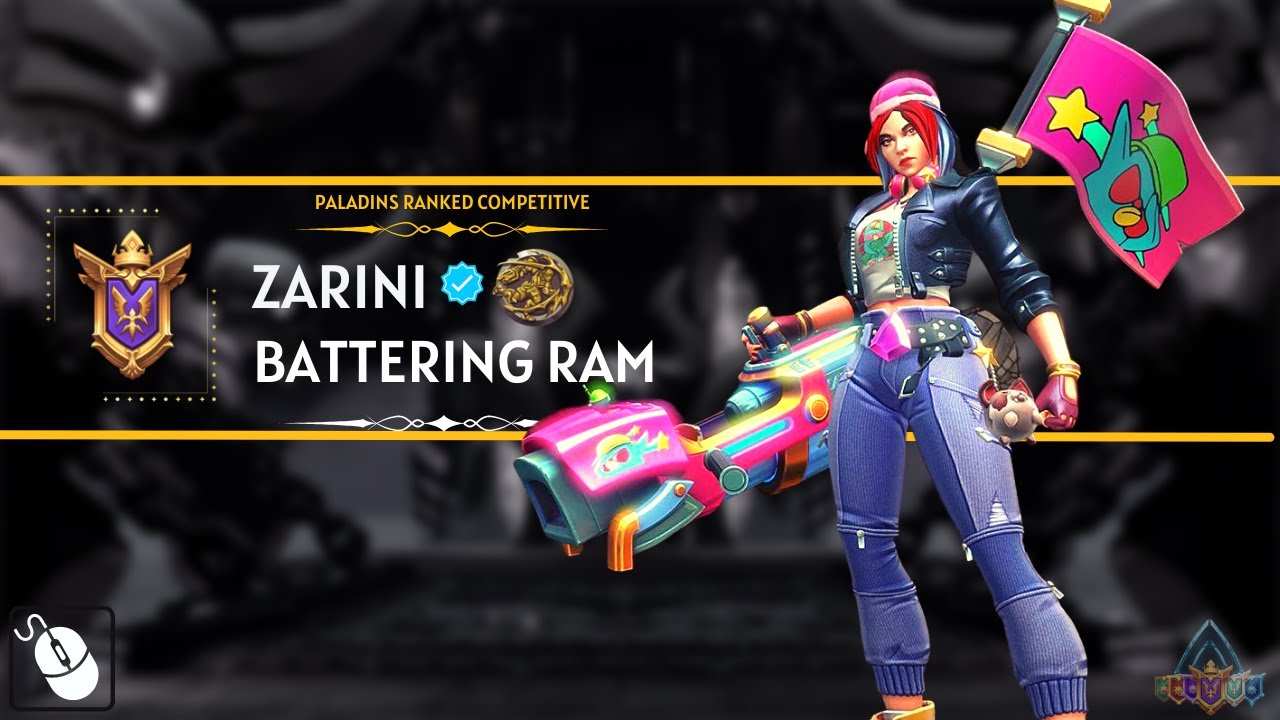 Best Tank Player In World Zarini (Grand Master) Paladins Ranked Competitive