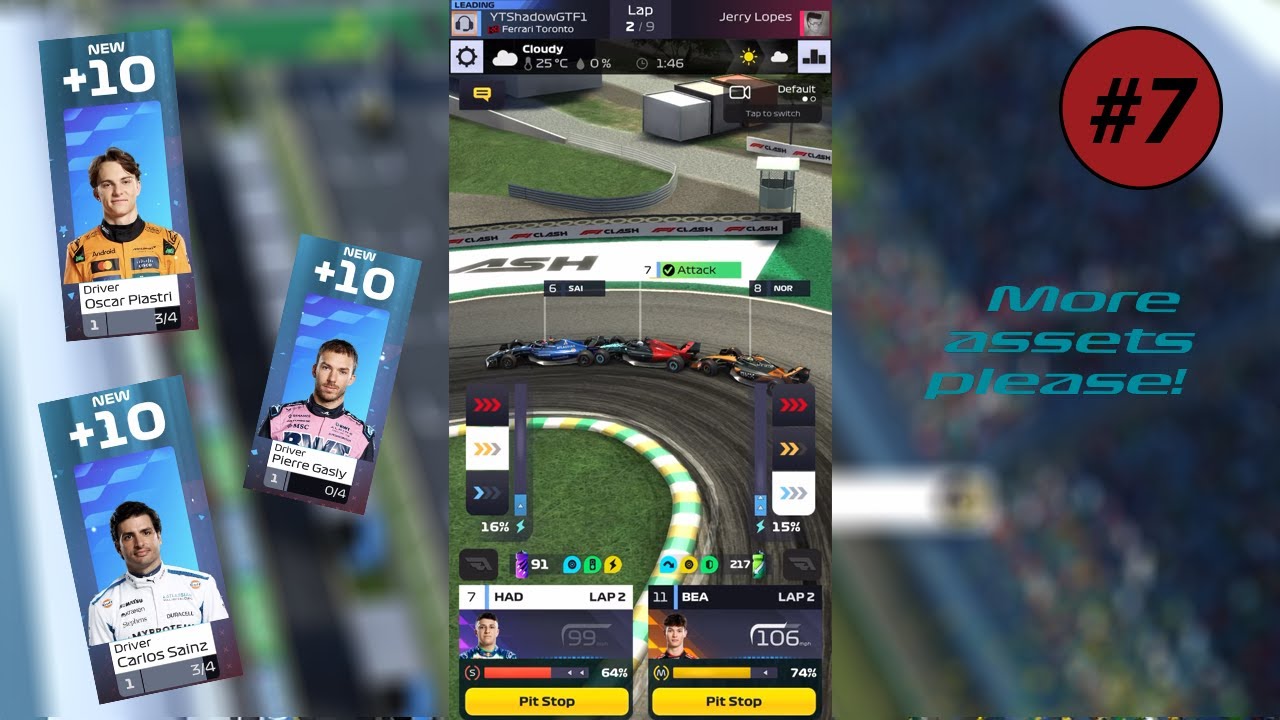 F1 Clash 2025 Episode 7 - Making Strides Quickly!