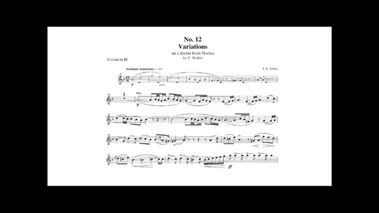 Jean-Baptiste Arban: Variations on a Theme from Norma (Hakan Hardenberger, cornet)