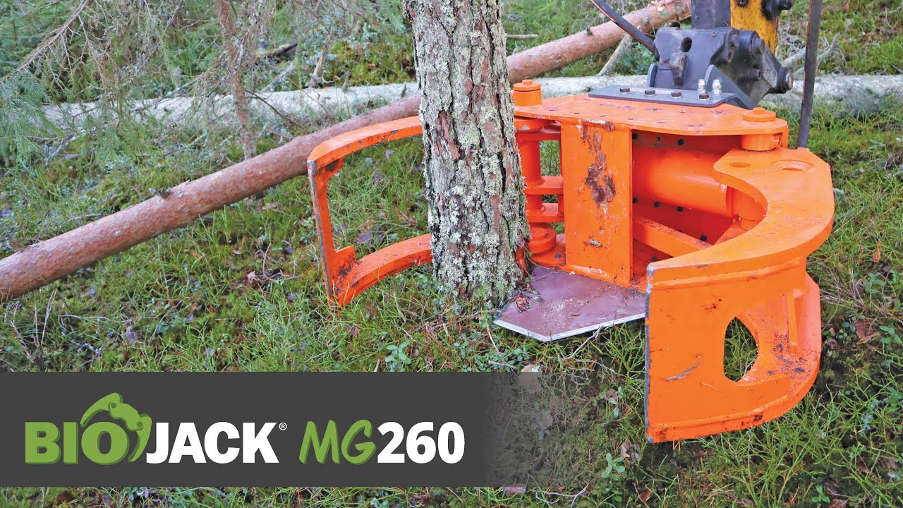 Biojack MG260, incredibly strong tree shear