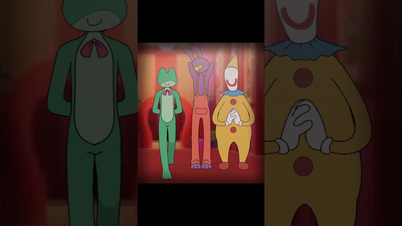 Old friends... Animation - but memories  #digitalcircus  #jax #rabbit