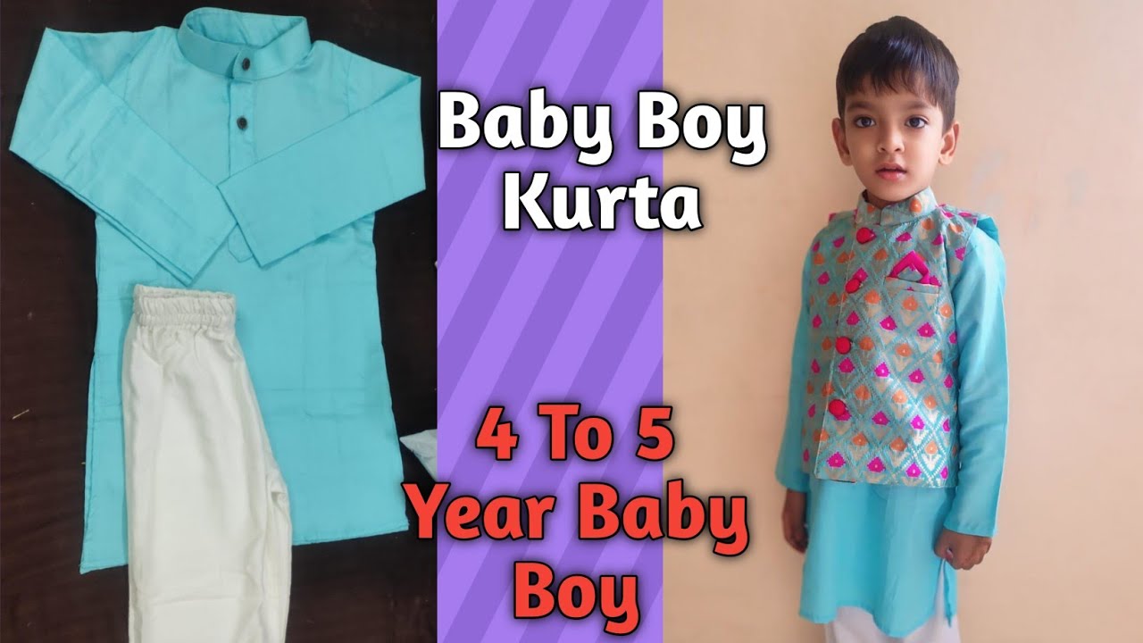 Baby Boy Kurta Cutting And Stitching | 4 to 5 Year Baby Boy | Silai Time