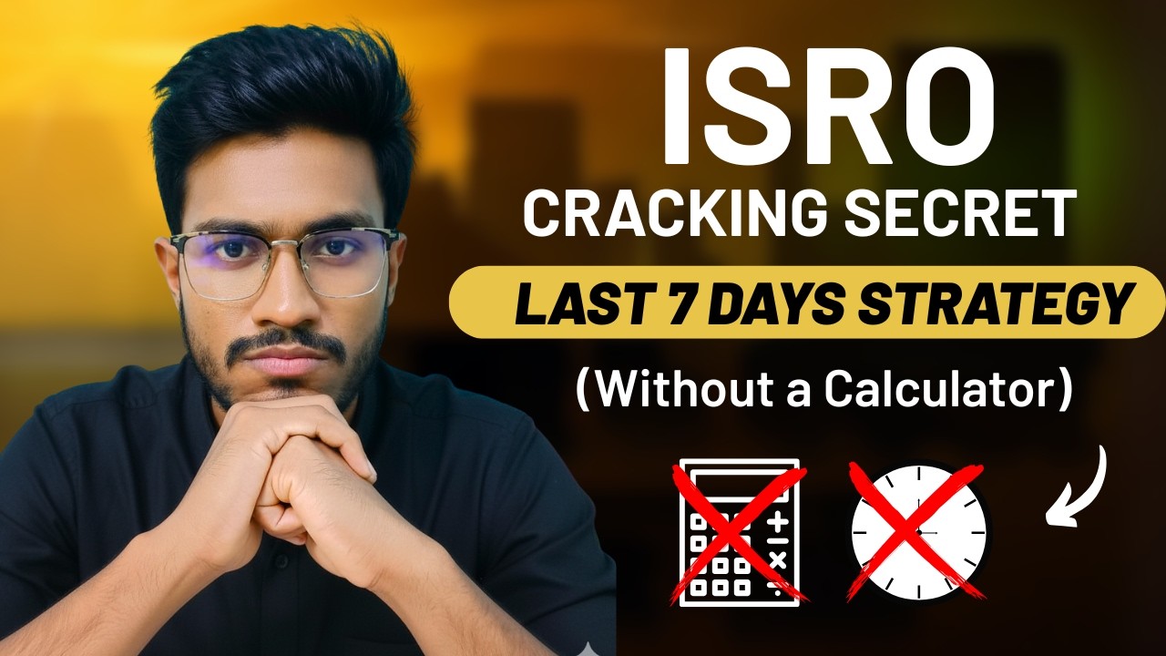 ISRO Exam's Biggest Secret: It's Not What You Study, It's How You Solve
