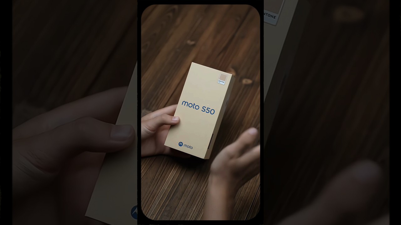 The Motorola S50 is the Unboxing Experience. #tech #ytfeed